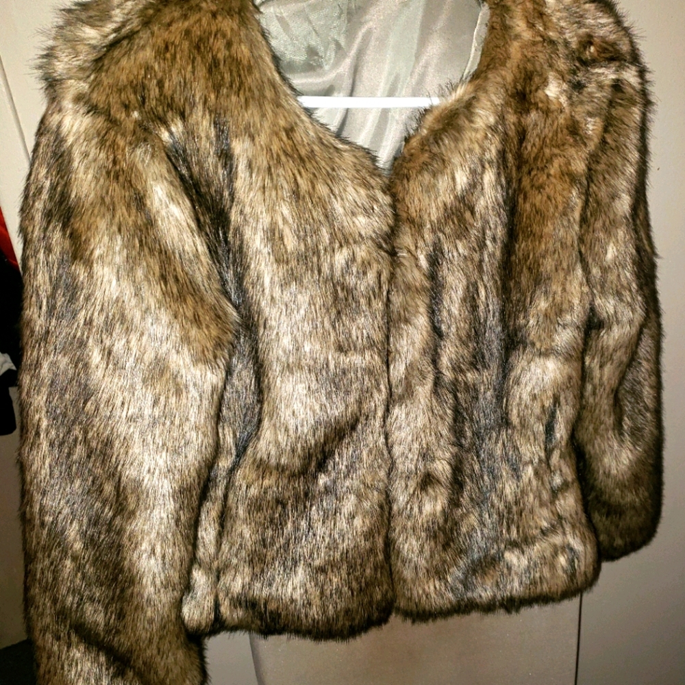 Xs faux Fur jacket vintage
